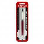 Wholesale 2 in 1 Glitter Stylus Touch Pen with Writing Pen (Red)